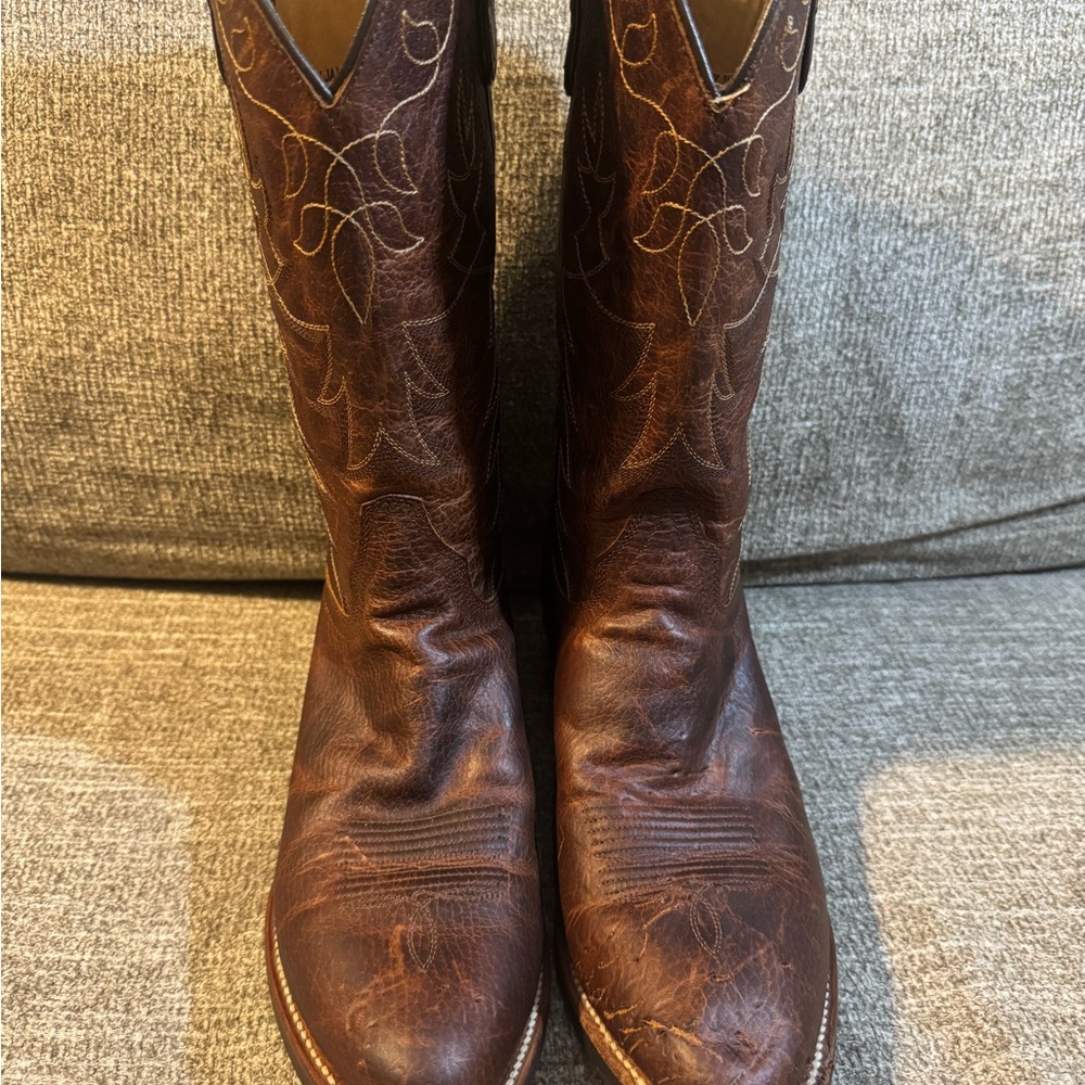 Cody James Men’s Brown Leather Cowboy Boots BCJSP20P42 size 8.5D - Picture 5 of 12